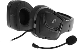 Наушники с микрофоном A4Tech Bloody G573 черный 2м мониторные USB оголовье (G573)