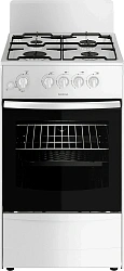 Плита Газовая Darina 1A GM341 005 W белый (без крышки) реш.сталь