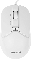 Мышь A4Tech Fstyler FM12 белый оптическая 1200dpi USB 3but (FM12 WHITE)