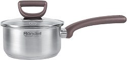 Ковш Rondell Fest RDS-1319 0.9л. d=14см (с крышкой) стальной