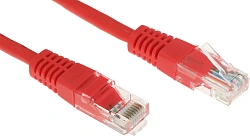 Патч-корд Premier ANP511_0.5M_R UTP 4 пары cat.5E CCA molded 0.5м красный outdoor RJ-45 (m)-RJ-45 (m)
