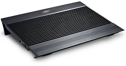 Подставка для ноутбука Deepcool N8 (DP-N24N-N8BK) 17" 380x278x55мм 25дБ 3xUSB 2x 140ммFAN 1244г алюминий черный