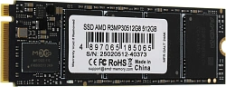 Накопитель SSD AMD PCIe 3.0 x4 512GB R3MP30512G8 Radeon M.2 2280
