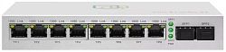 Коммутатор SNR SNR-S1908G-2S (L2) 8x1Гбит/с 2SFP неуправляемый