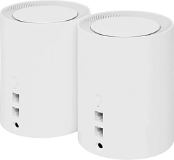 Бесшовный Mesh роутер Cudy M1800 (M1800(2-PACK)) AX1800 10/100/1000BASE-TX белый (упак.:2шт)