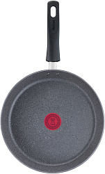 Сковорода блинная Tefal Natural Force G2663872 круглая 25см покрытие: Mineralia+ non-stick ручка несъемная (без крышки) серый (2100118459)