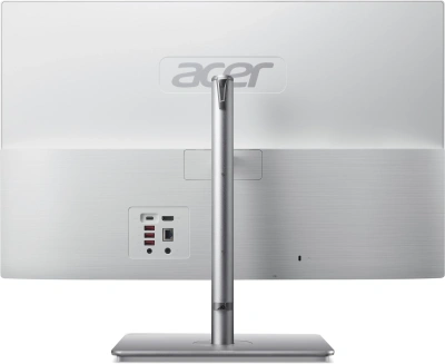 Моноблок Acer Aspire C27-195ES 27" Full HD Core Ultra 5 125U (1.3) 16Gb SSD512Gb Graphics CR Eshell GbitEth WiFi BT 65W клавиатура мышь Cam серебристый 1920x1080