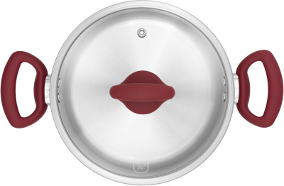 Кастрюля Rondell Heidi RDS-1114 4.8л. d=24см (с крышкой) стальной