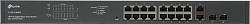 Коммутатор TP-Link TL-SG1218MPE (L2) 18x1Гбит/с 2xКомбо(1000BASE-T/SFP) 16PoE+ 192W управляемый