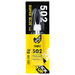 Клей универсальный Deli Super E7146 3гр прозрачный блистер