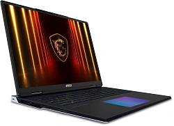 Ноутбук MSI Titan 18 HX AI A2XWJG-206RU Core Ultra 9 285HX 64Gb SSD4Tb NVIDIA GeForce RTX5090 24Gb 18" IPS UHD+ (3840x2400) Windows 11 Home black WiFi BT Cam (9S7-182421-206)