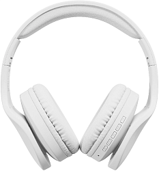 Гарнитура накладные Digma BT-17 белый беспроводные bluetooth оголовье (BT17W)