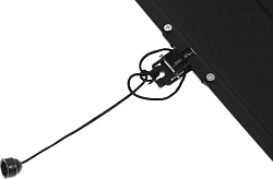 Кронштейн для телевизора Kromax Ultra Slim-100 черный 32"-90" макс.55кг настенный фиксированный