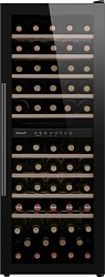 Винный шкаф Weissgauff WWC-77 DB DualZone 1-нокамерн. черный