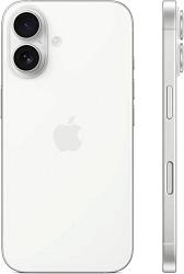 Смартфон Apple A3287 iPhone 16 256Gb белый моноблок 3G 4G 1Sim 6.1" 1179x2556 iOS 18 48Mpix 802.11 a/b/g/n/ac/ax/be NFC GPS Protect