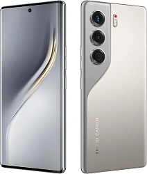 Смартфон Tecno Camon 40 Pro 5G 256Gb 8Gb титан моноблок 3G 4G 6.78" 1080x2436 Android 15 50Mpix 802.11 a/b/g/n/ac NFC GPS GSM900/1800 GSM1900 Protect