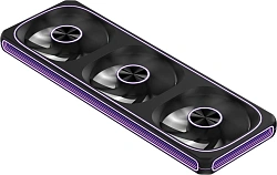 Вентилятор для корпуса Formula Air Fusion 3 Reverse ARGB 360х120x28 черный 4-pin (AIR FUSION 3 BK REVERSE) Ret