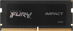 Память DDR5 16GB 6000MHz Kingston KF560S38IB-16 Fury Impact RTL PC5-48000 CL38 SO-DIMM ECC 262-pin 1.35В single rank Ret