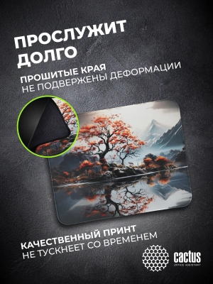 Коврик для мыши Cactus Lake рисунок 400x300x3мм (CS-MP-PRO18XL)