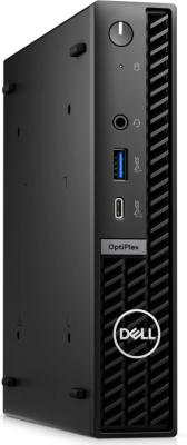 Неттоп Dell Optiplex 7020 Micro i3 14100T (2.7) 16Gb SSD512Gb UHDG 730 Windows 11 Pro GbitEth WiFi BT 90W мышь клавиатура черный (7020-3621)