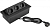 Розетка Cactus CS-SOCKET-EU3-BK для столешницы 26.5x11.8x6.5см черный