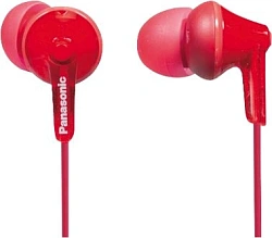 Наушники внутриканальные Panasonic RP-HJE125E-R 1.1м красный проводные в ушной раковине