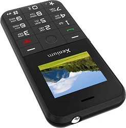 Мобильный телефон Xenium X718 черный моноблок 2Sim 1.77" 128x160 Spreadtrum ThreadX RTOS 0.3Mpix GSM900/1800 MP3 FM microSD max32Gb