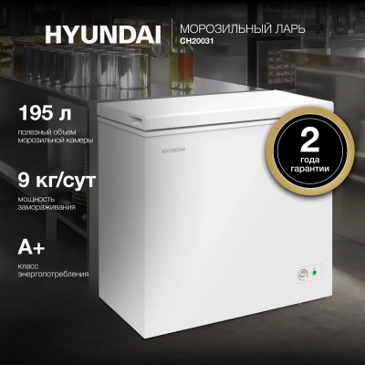 Морозильный ларь Hyundai CH20031 белый
