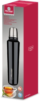 Термос для напитков Rondell Siberian RDS-431 1л. черный/серебристый картонная коробка
