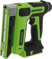 Степлер ручной Greenworks G24CS10 скобы 4/55/90/18GA