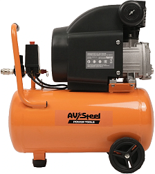 Компрессор поршневой Av Steel AV-AC 220/24 масляный 140л/мин 24л 1500Вт оранжевый/черный