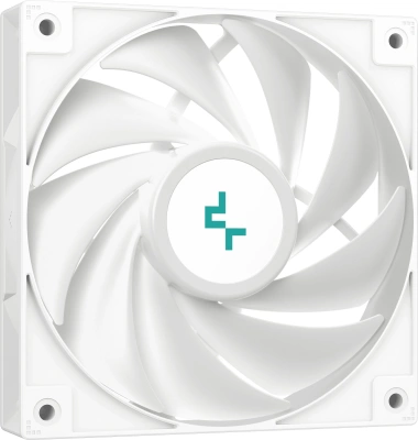 Устройство охлаждения(кулер) Deepcool AG400 Digital ARGB Soc-AM5/AM4/1200/1700/1851 белый 4-pin 31.6dB Al+Cu LCD 220W 636gr Ret (R-AG400-WHADMN-G-1)