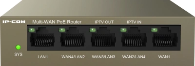 Межсетевой экран IP-Com M20-PoE 10/100/1000BASE-TX серый