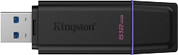 Флеш Диск Kingston 512GB DataTraveler Exodia DTXG2/512GB USB3.0 черный/фиолетовый