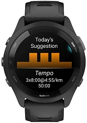 Смарт-часы Garmin Forerunner 265 1.3" AMOLED корп.черный рем.черный (010-02810-10)