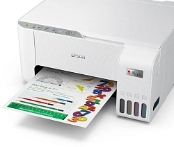 МФУ струйный Epson L3256 (C11CJ67411/421/504/524/516/519) A4 WiFi белый