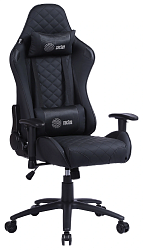 Кресло игровое Cactus CS-CHR-030BL черный экокожа с подголов. крестов. сталь