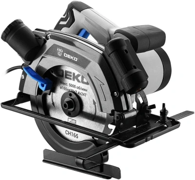 Циркулярная пила (дисковая) Deko CSDK-1500 PRO 1500Вт (ручная) D диска.:165мм (085-1150)