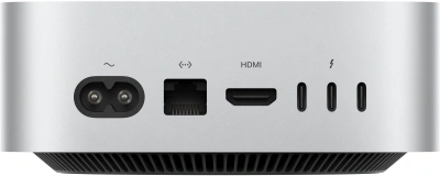 ПК Apple Mac mini A3238 M4 10 core (4.41) 24Gb SSD512Gb 10 core GPU macOS GbitEth WiFi BT серебристый (MCYT4LL/A)