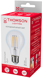 Лампа филам. Thomson Filament TH-B2332 11Вт цок.:E27 груша 220B св.свеч.бел.хол. A60 (упак.:1шт)