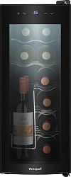 Винный шкаф Weissgauff WWC-12 Bottle 1-нокамерн. черный