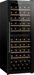 Винный шкаф Weissgauff WWC-77 DB DualZone 1-нокамерн. черный