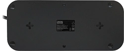 Сетевой фильтр Powercom SP-08 USB03AB 1.8м 1.8м (8 розеток) черный (коробка)