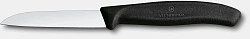 Набор ножей кухон. Victorinox Swiss Classic Paring 6.7113.61G компл.:6предм. черный подар.коробка