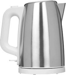 Чайник электрический Braun WK1500WH 1.7л. 2200Вт сталь/белый корпус: металл/пластик