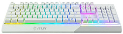 Клавиатура MSI Vigor GK30 белый USB for gamer LED