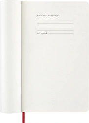 Ежедневник Moleskine CLASSIC SOFT Large 130х210мм 400стр. мягкая обложка красный