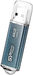 Флеш Диск Silicon Power 64Gb Marvel M01 SP064GBUF3M01V1B USB3.0 синий