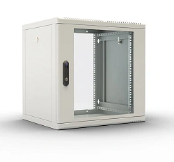 Шкаф коммутационный ЦМО (ШРН-М-12.500) настенный 12U 600x520мм пер.дв.стекл 130кг серый 456мм 21.6кг 180град. 610мм