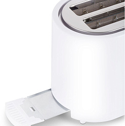 Тостер Accesstyle TS2P200W 750Вт белый/серебристый
